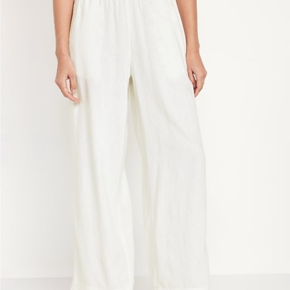 Old Navy White Wide Leg Pants